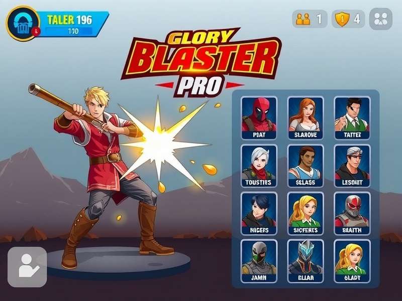 Glory Blaster Pro character customization options